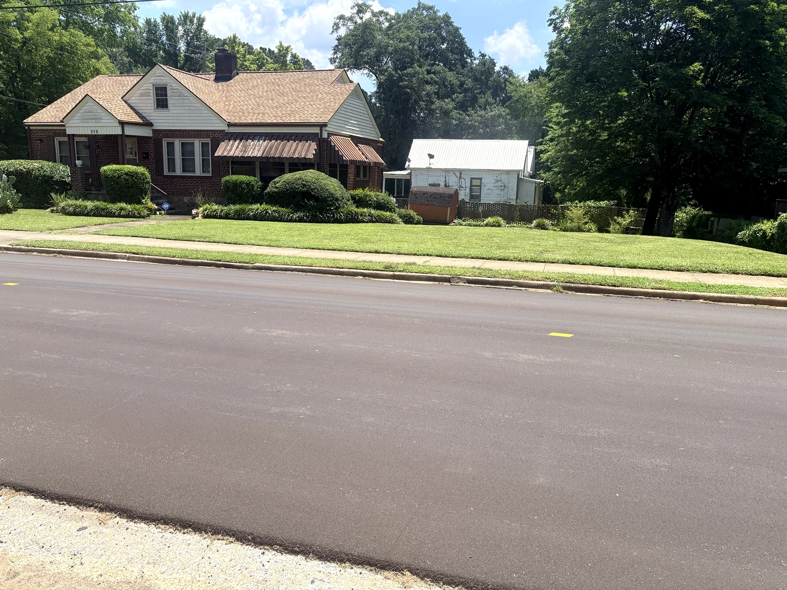Completed lawn care project by Mowed Down Lawn Care